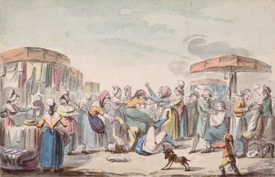 Feria durante el período de la Revolución Francesa, c.1789